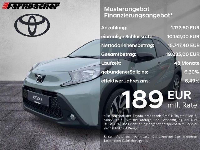 Toyota AYGO X 1,0 l Teamplayer ACC+CarPlay+CAM+SHZ+DAB*