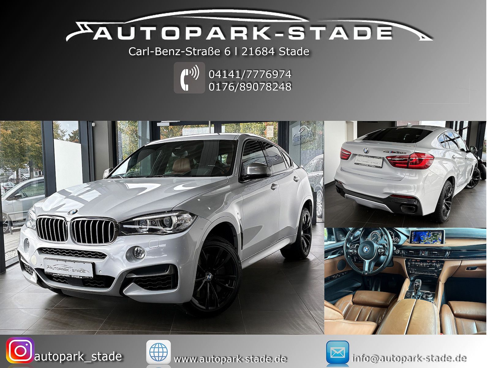 BMW X6 M50d Individual Stdhzg. HUD Assist H&amp;K Nacht