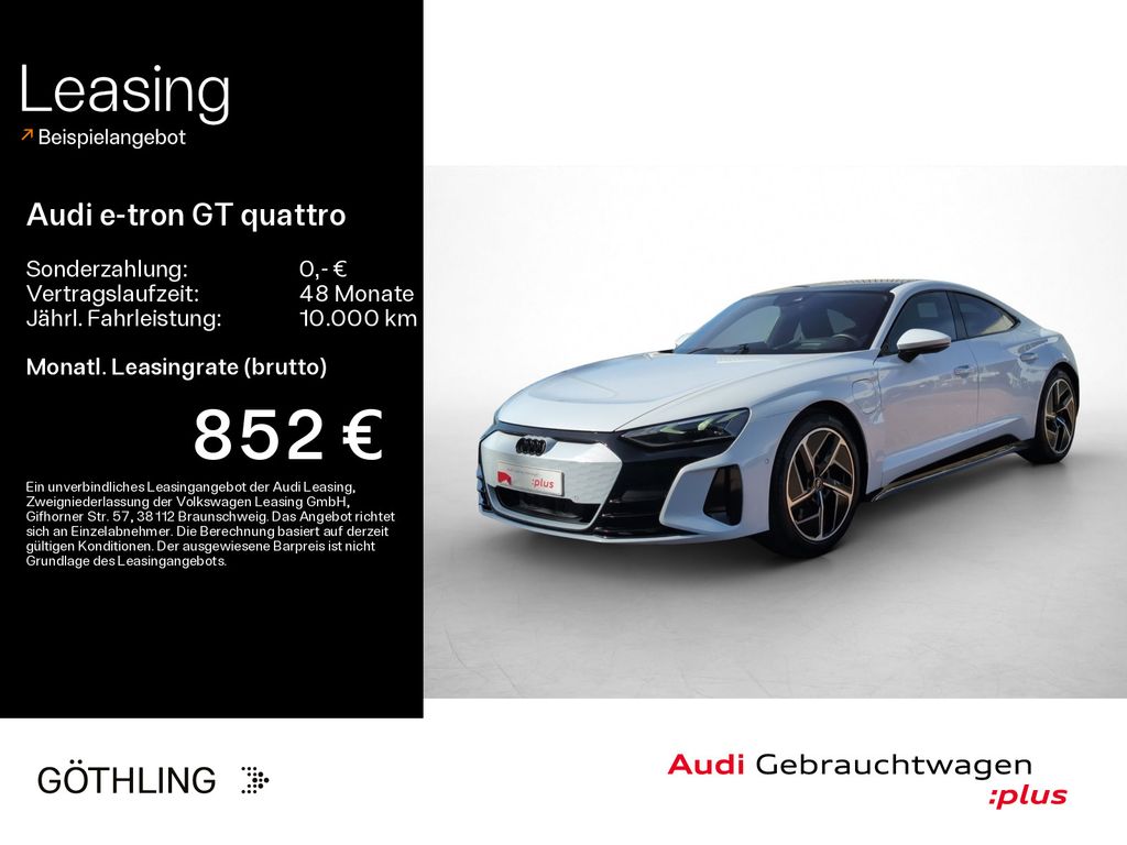 Audi e-tron GT qu 350 kW *Matrix*B&O*HUD*Pano*Optik S