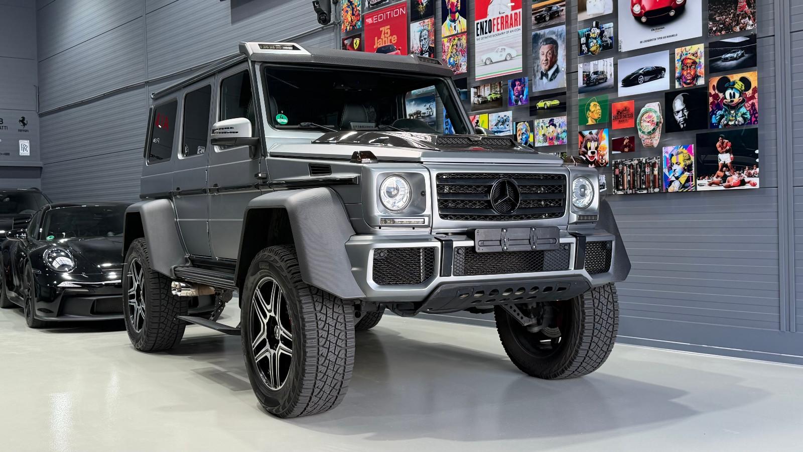 Mercedes-Benz G500 4x4² Designo Platin Magno/2. Hand/ Brabus