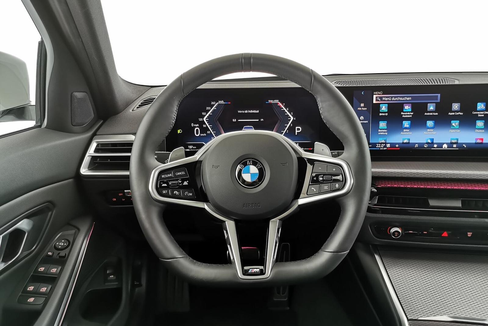 BMW 3 Series i M Sport PANO ACC HUD 360°CAM HiFi LCPro AHK, миниатюра 11