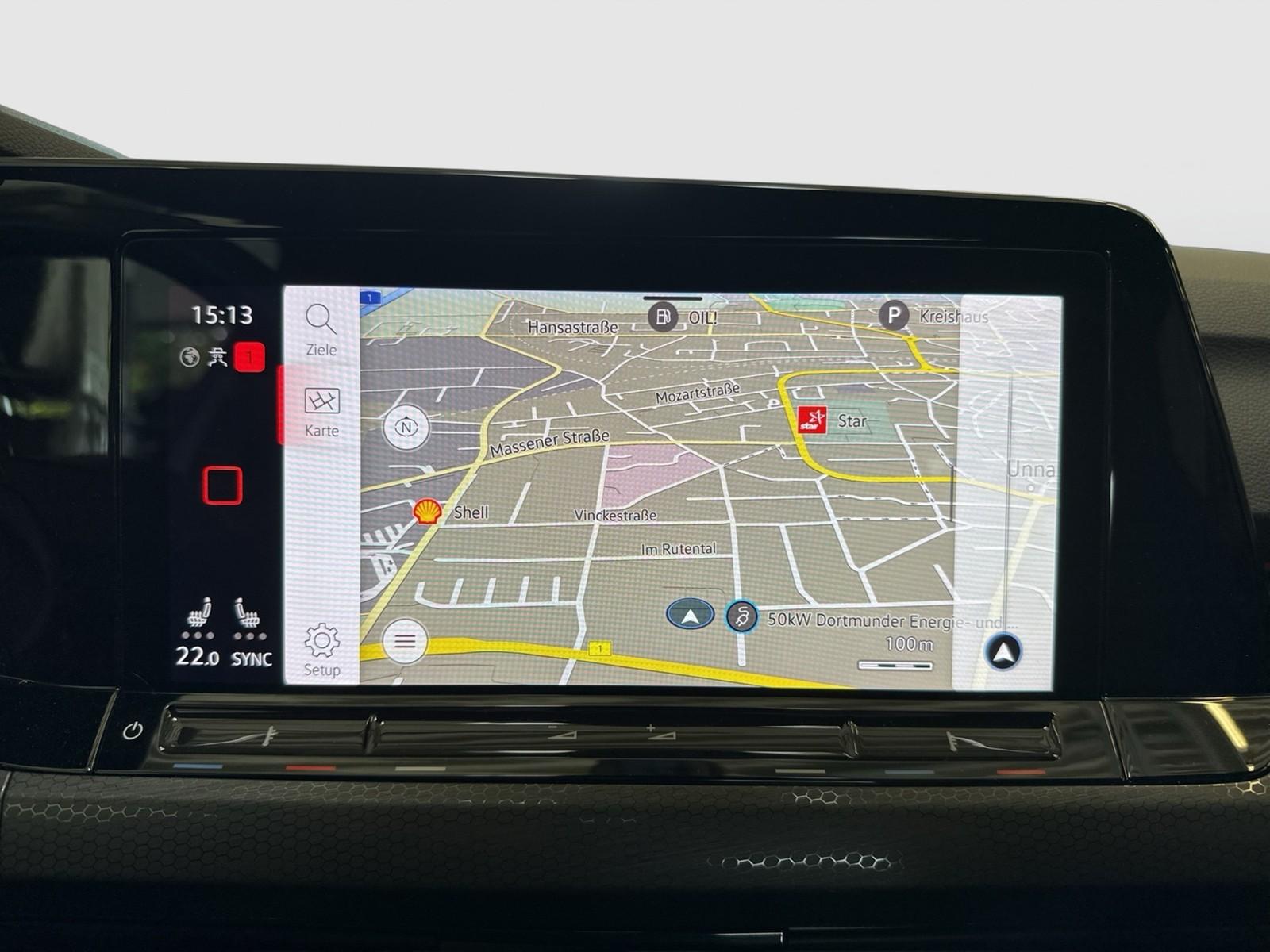 Volkswagen Golf VIII 2.0 GTI AHK CAM ACC LM19 NAVI LED+, миниатюра 14