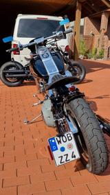 Harley-Davidson Custum BOBBER Softail Gietl Bike Sitz Solo ... - HARLEY-DAVIDSON BIKE