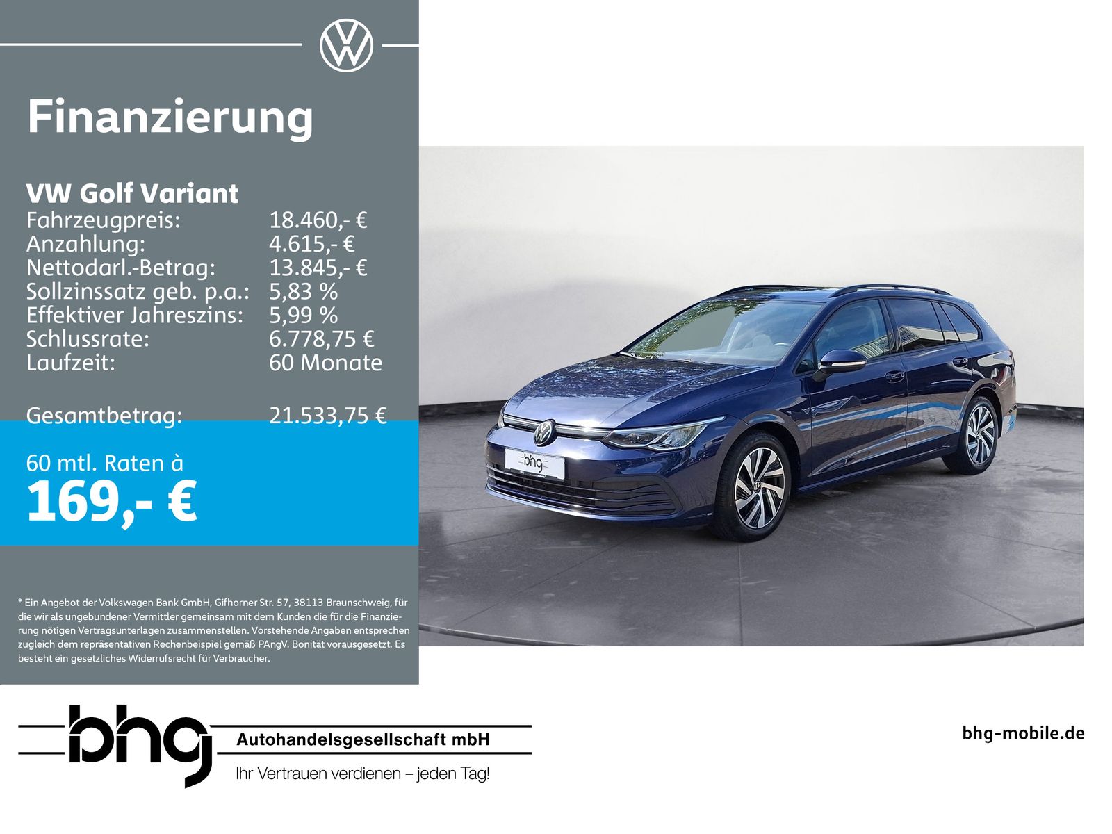 Volkswagen Golf Variant 2.0 TDI LIFE