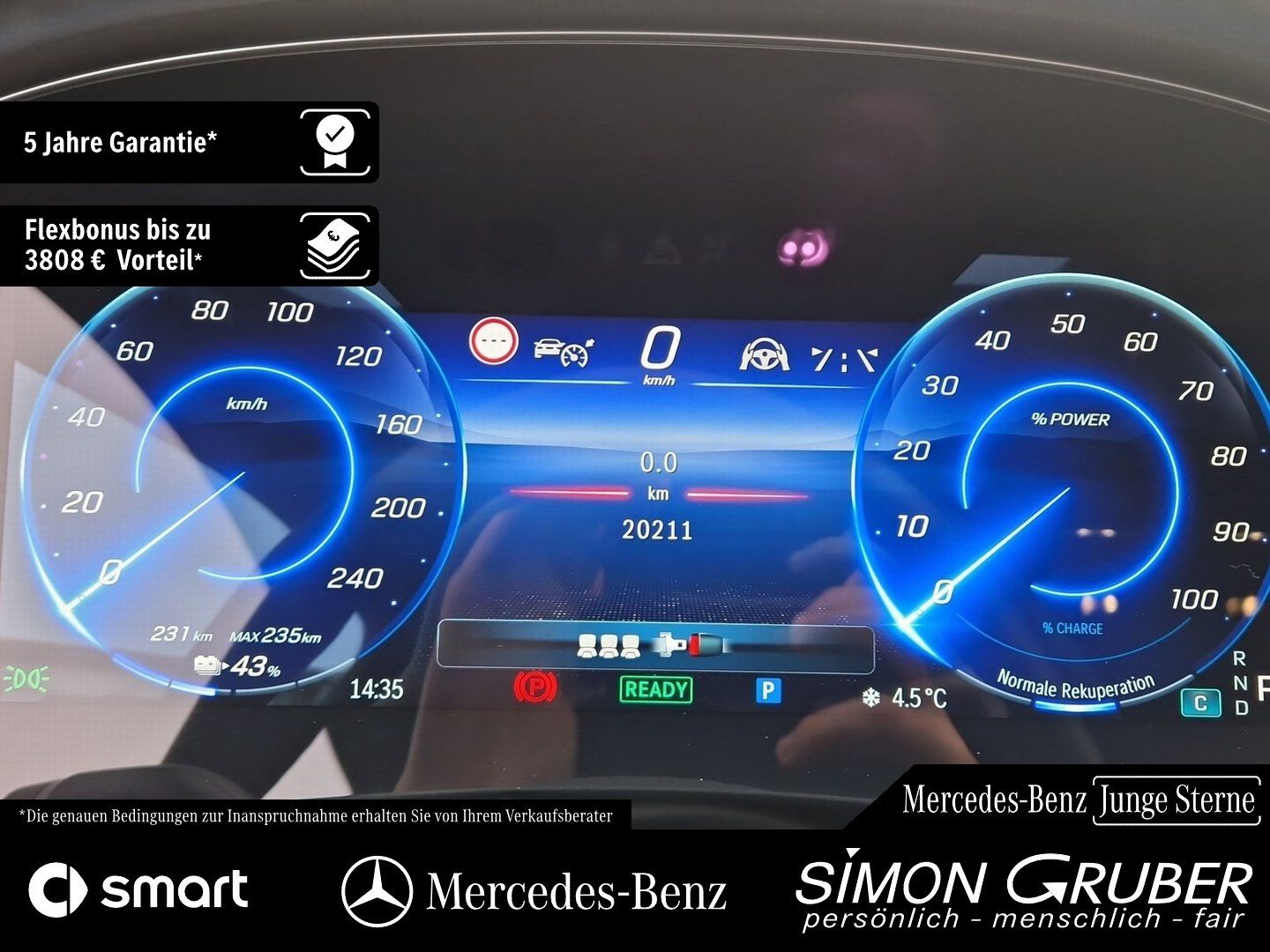 Fahrzeugabbildung Mercedes-Benz EQE 350 4M AMG Airmatic Hyper Pano HAL HUD Mod25