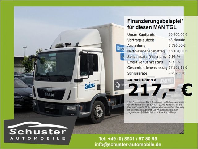 MAN TGL 7.180 4x2 Koffer+LBW*Komfort-Sitz CD-Radio