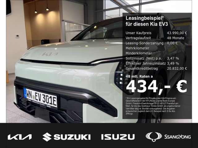 Kia EV3 81,4 KwH GT-line DWP COM HUD Navi Digitales 