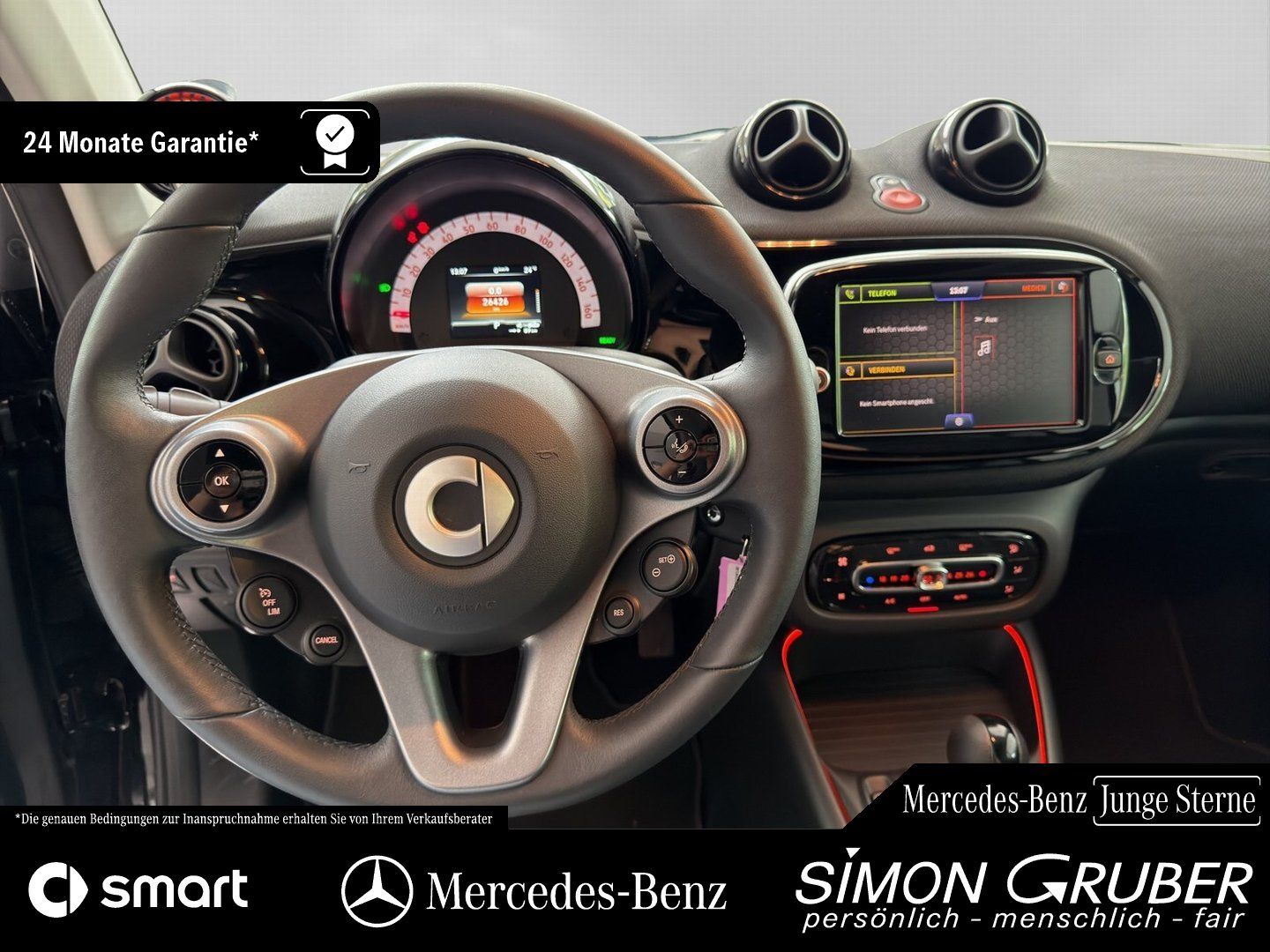Fahrzeugabbildung Smart fortwo Prime Leder Exclusive LED Winter 22KW
