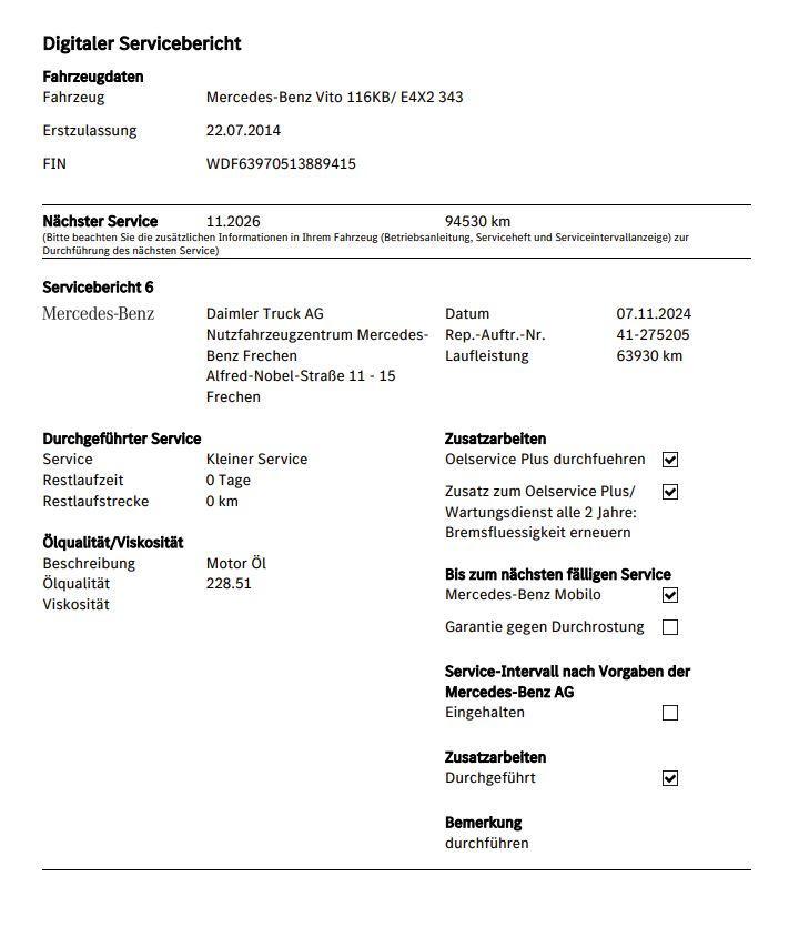 Mercedes-Benz VITO TOURER 116 EXTRALANG 9-SITZER KLIMA STANDHZ