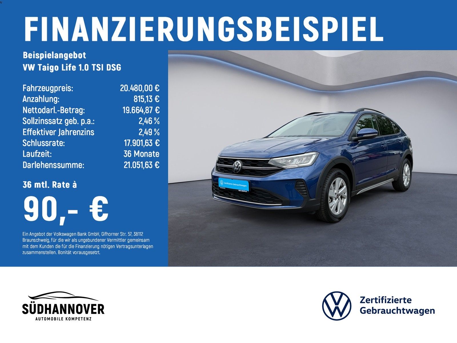 Volkswagen Taigo Life 1.0 TSI DSG LED+RearView+SHZ