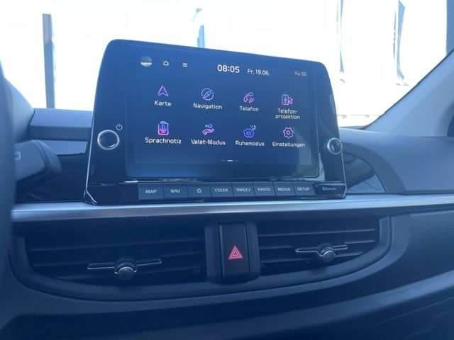 Fahrzeugabbildung Kia Picanto Core Verkehrszeichenerk Kamera Tempomat