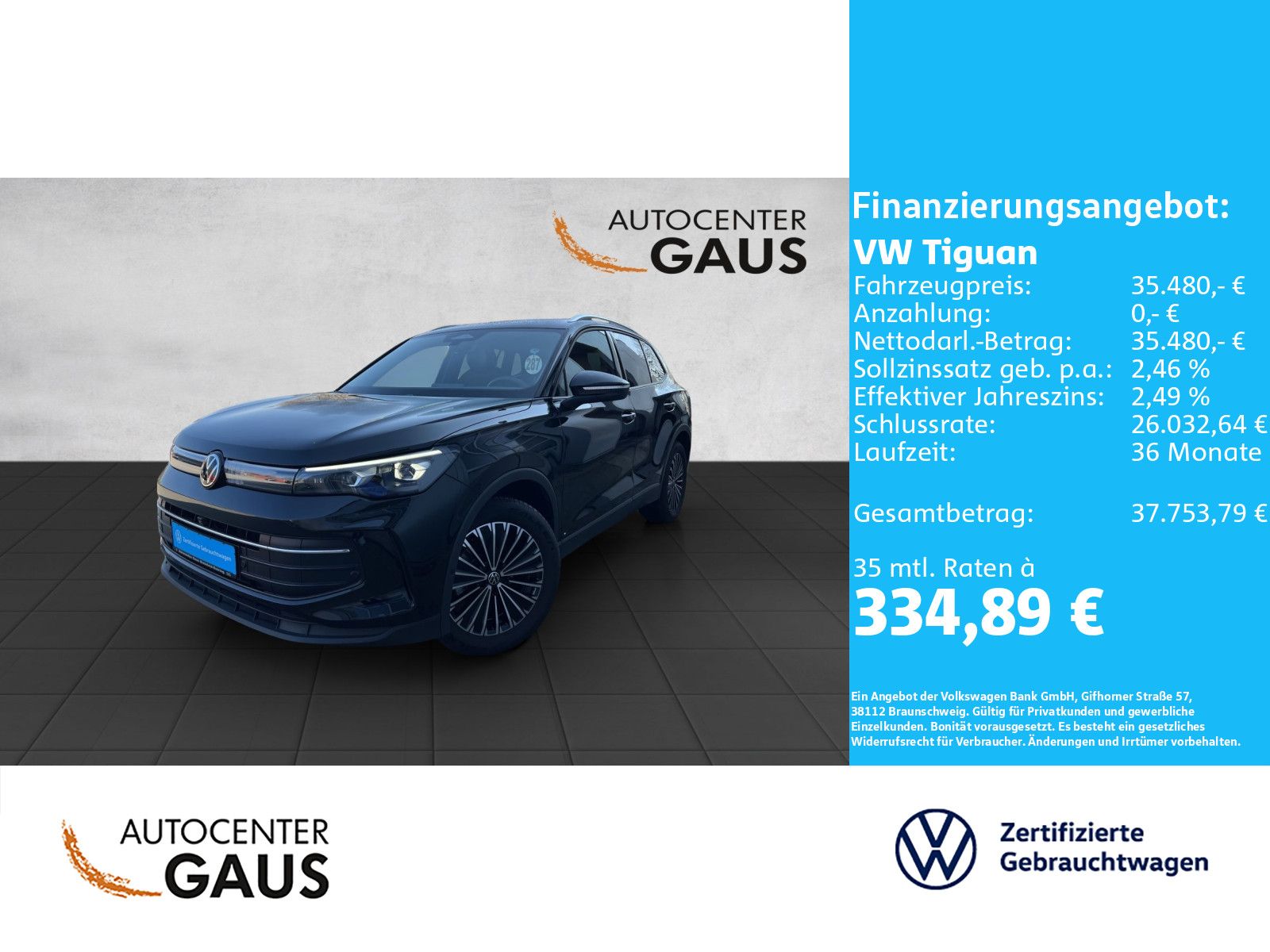 Tiguan Goal 1.5 eTSI DSG AHK*Navi*ACC*LED