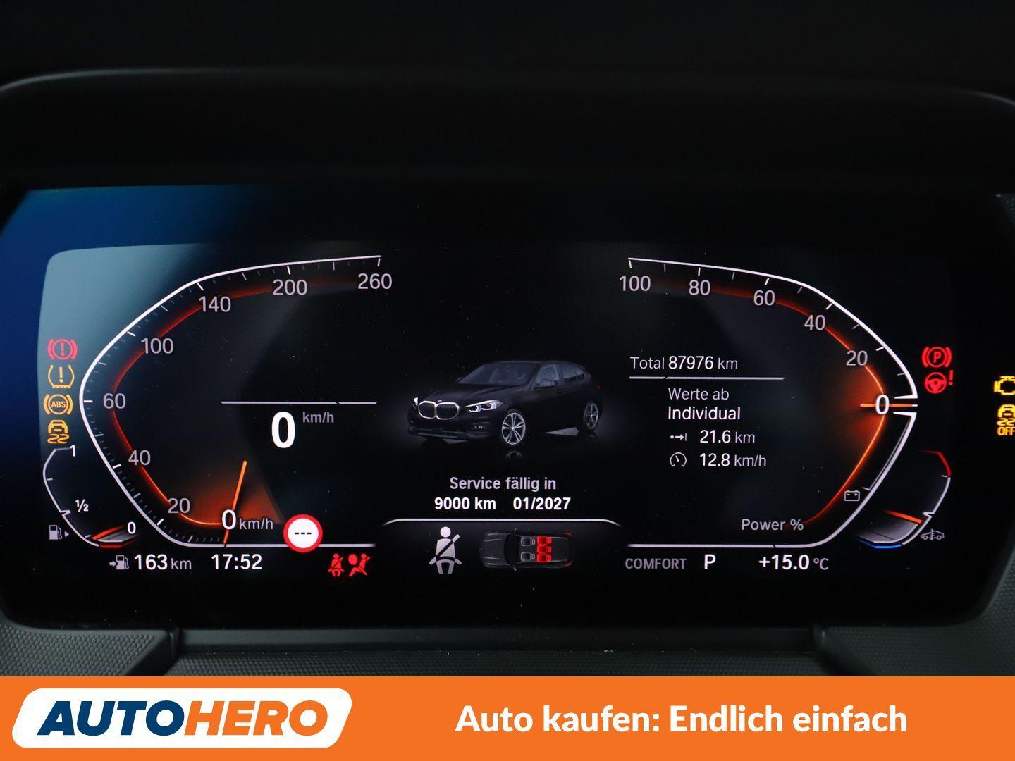BMW 118 1er 118i Sport Line Aut.*NAVI*TEMPO*LED*PDC*SHZ*, миниатюра 18