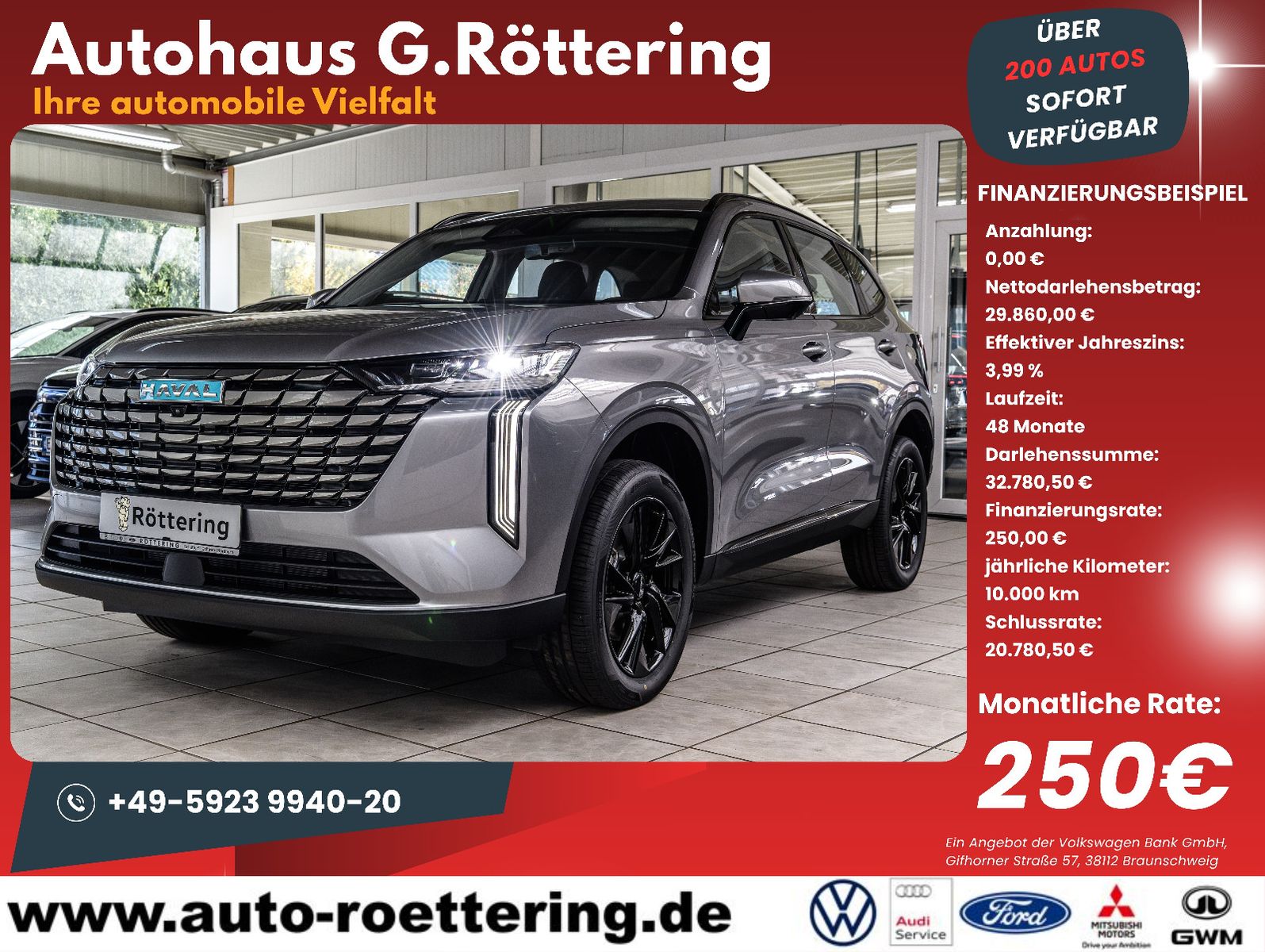 Fahrzeugabbildung GWM HAVAL H6 Premium   *360KAMA +e-Klappe