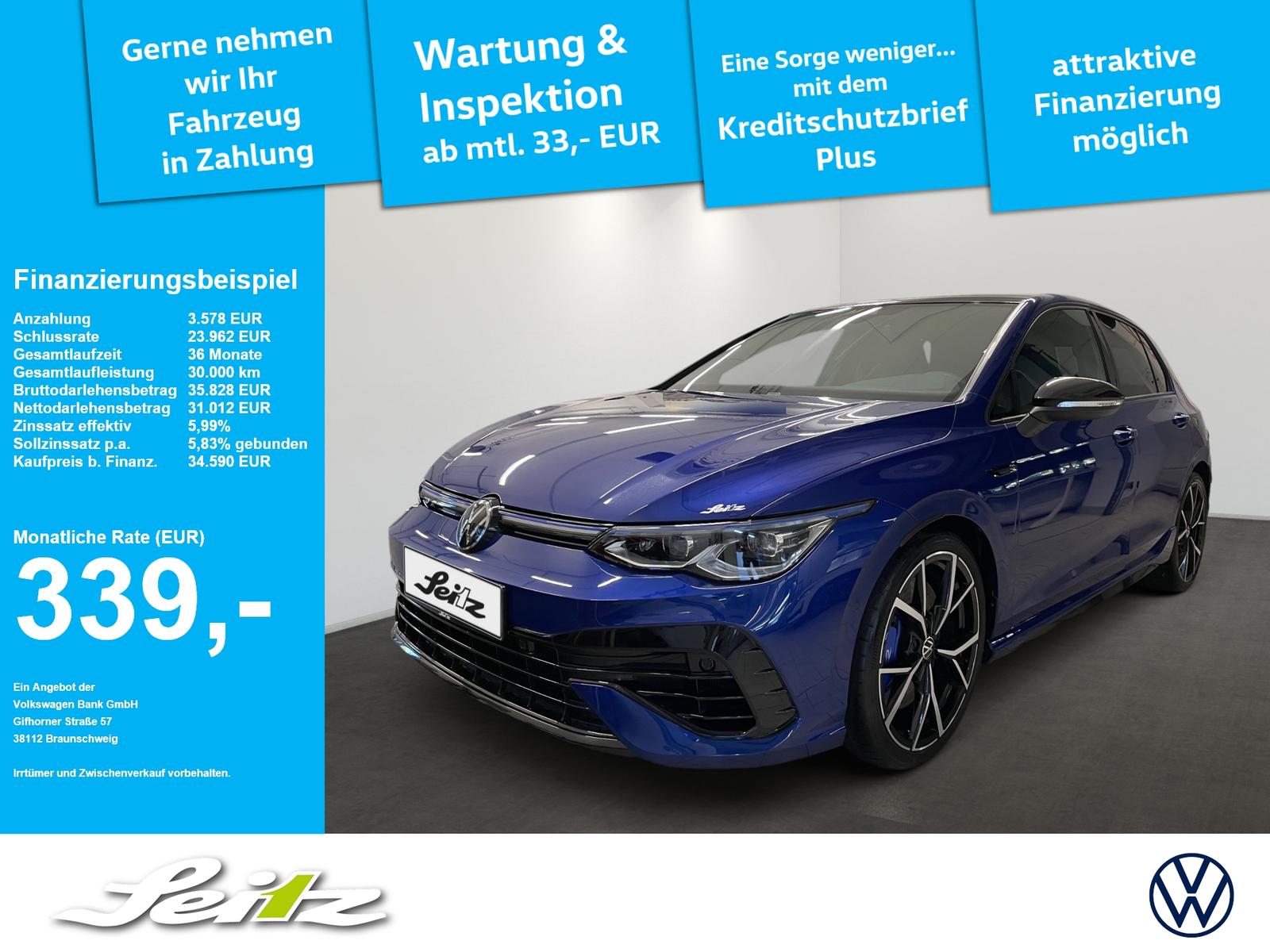 Volkswagen Golf VIII 2.0 TSI 4M R *MATRIX*HARMAN*KAMERA*