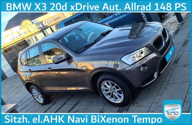 BMW X3 xDrive 20d 4x4 Aut. Sportsitze Navi Xeno