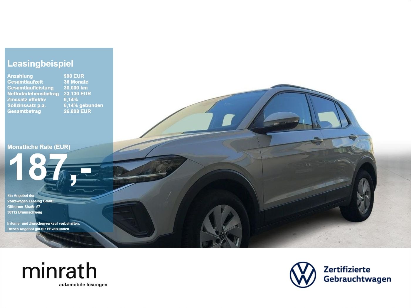 Volkswagen T-Cross Life 1.0 TSI DSG ACC NAVI APP RFK SHZ PD foto 1