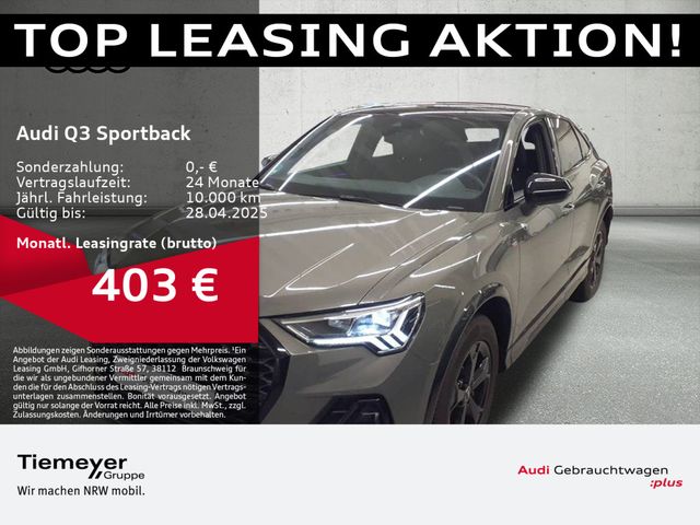 Audi Q3 Sportback 35 TFSI 2x S LINE PANO LED ALCANTAR