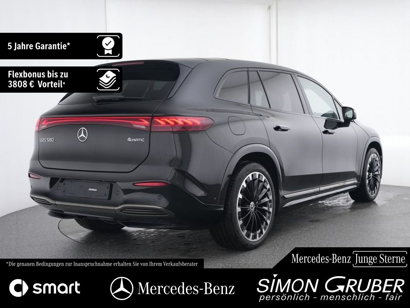 Fahrzeugabbildung Mercedes-Benz EQS 580 4M SUV AMG Line Business Class AHK