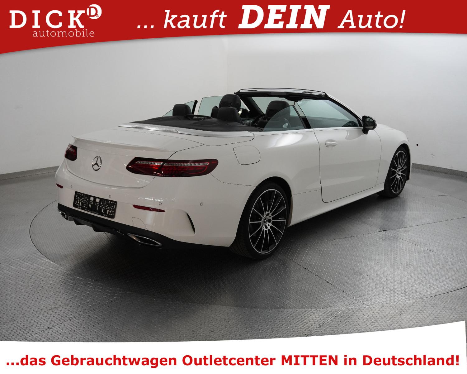 Mercedes-Benz E220d Cabrio 2X AMG NIGHT+WIDESC+STNDHZ+BURM+20"