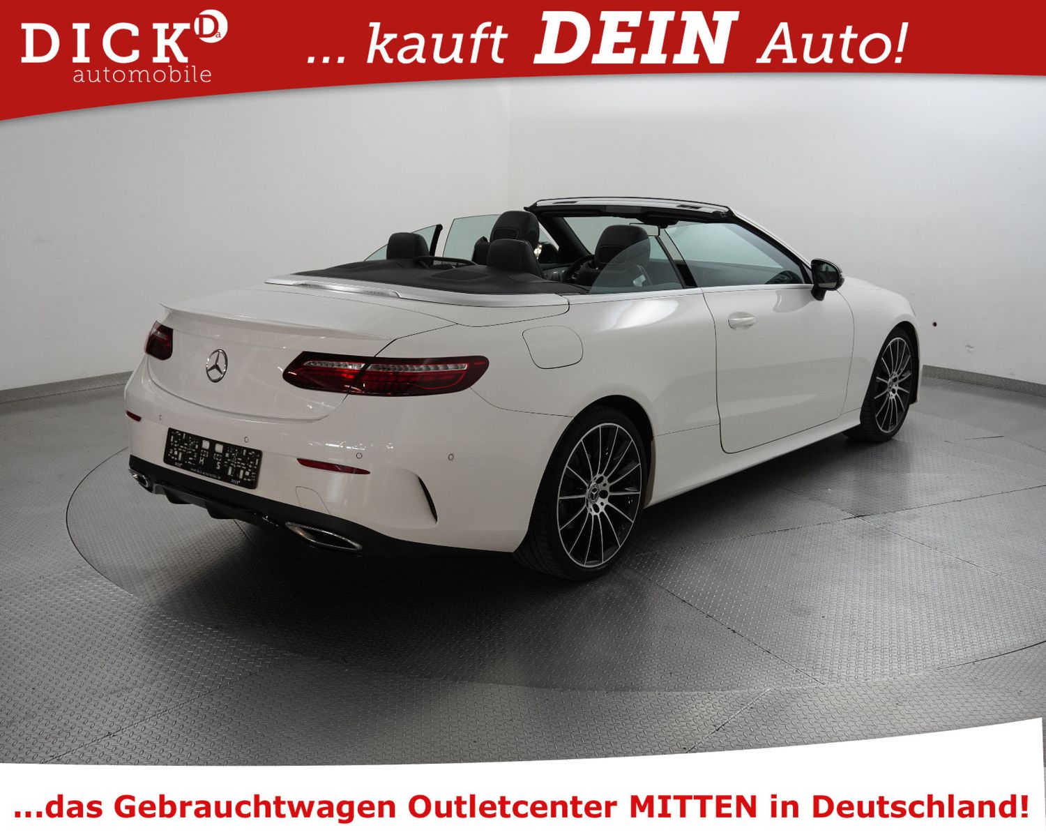 Fahrzeugabbildung Mercedes-Benz E220d Cabrio 2X AMG NIGHT+WIDESC+STNDHZ+BURM+20"