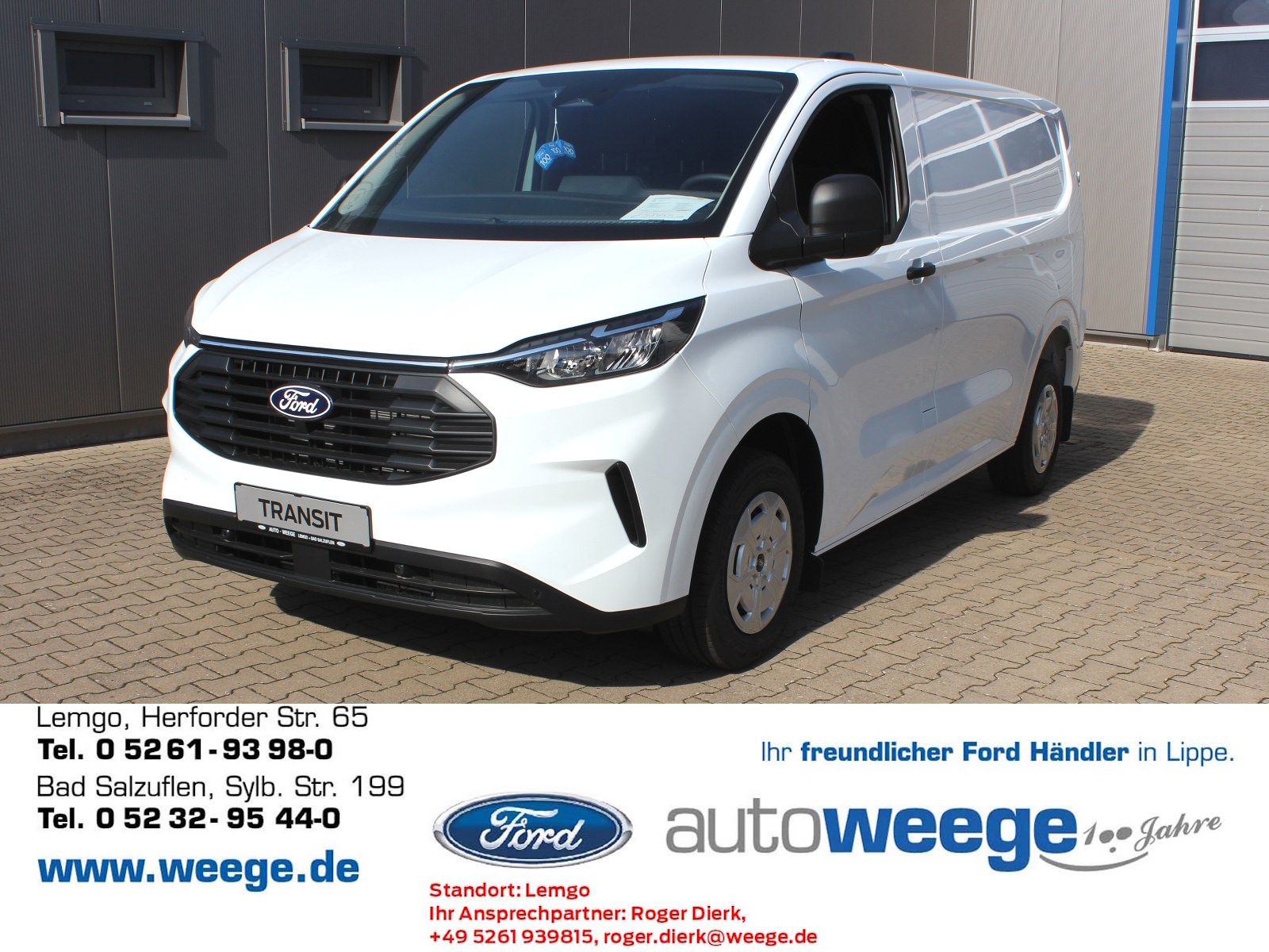 Fahrzeugabbildung Ford Transit Custom 320 L1 Trend FWD Plug-in Hybrid