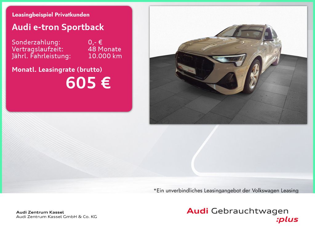Audi e-tron Sportback 55 qu. S line Matrix  B&O AHK