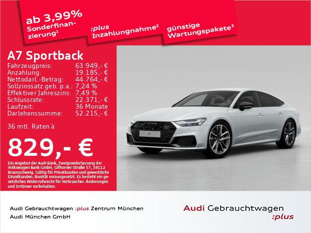 Audi A7 Sportback 45 TFSI qu. S tronic S line AHK/Std