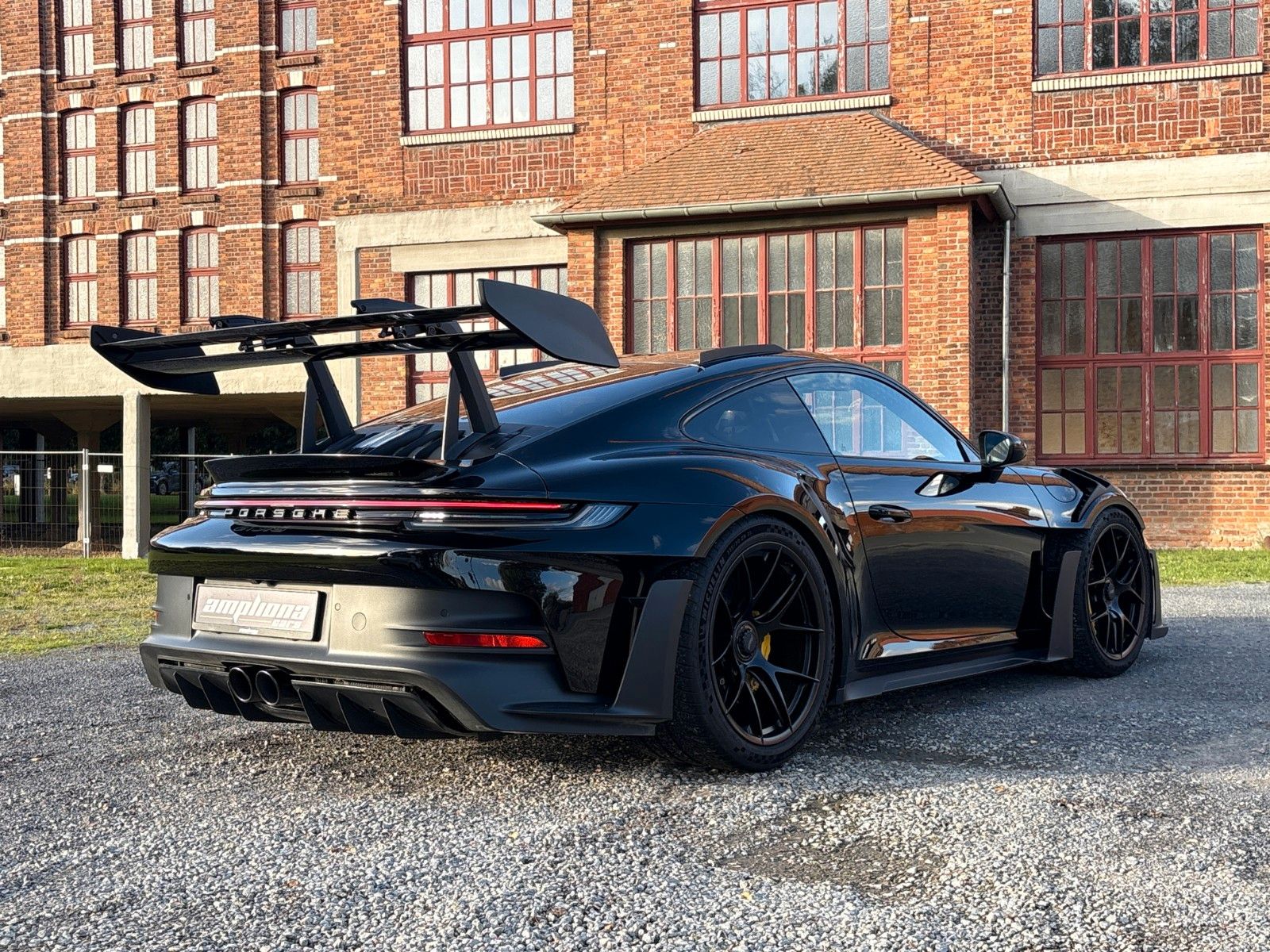Porsche GT3RS Weissach PCCB PPF Full blown black madness imagem 2