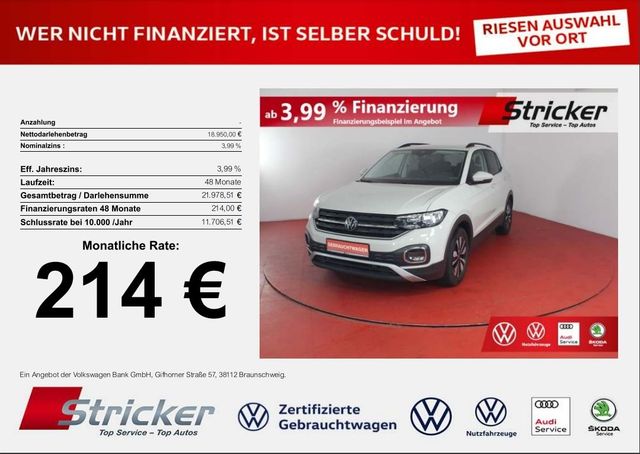 Volkswagen T-Cross Move 1.0TSI 214,-ohne Anzahlung Navi ACC