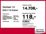 Nissan Qashqai 1.6 DIG-T N-Vision Navi/Pano/SHZ/Kamera - Nissan Qashqai Gebrauchtwagen in Chemnitz