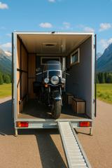 Andere autarker Wohnanhänger Motorradtransportmöglichke - Wohnwagen Autark