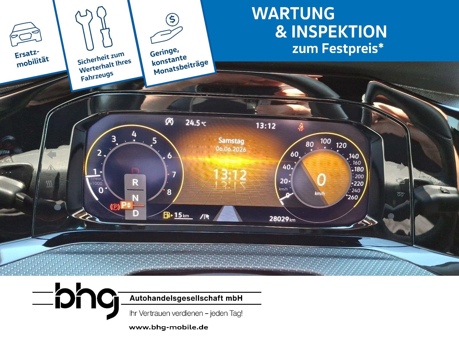 Volkswagen Golf 2.0TSI DSG R-Line LE LED comp.AppConnect Ka, миниатюра 10