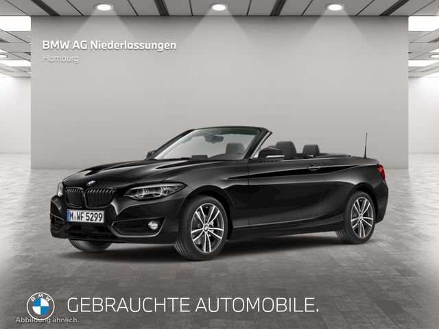 BMW 220d Cabrio Sport Line Navi Harman/K Kamera LED