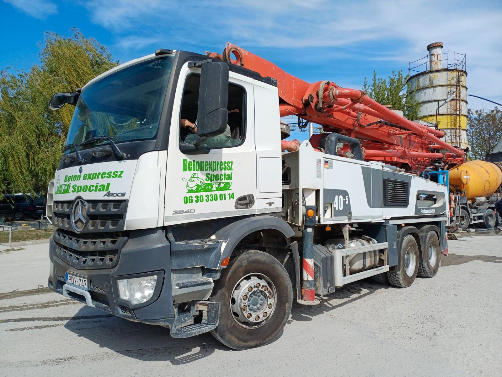 Mercedes-Benz Arocs  2640 - PUTZMEISTER M38-5