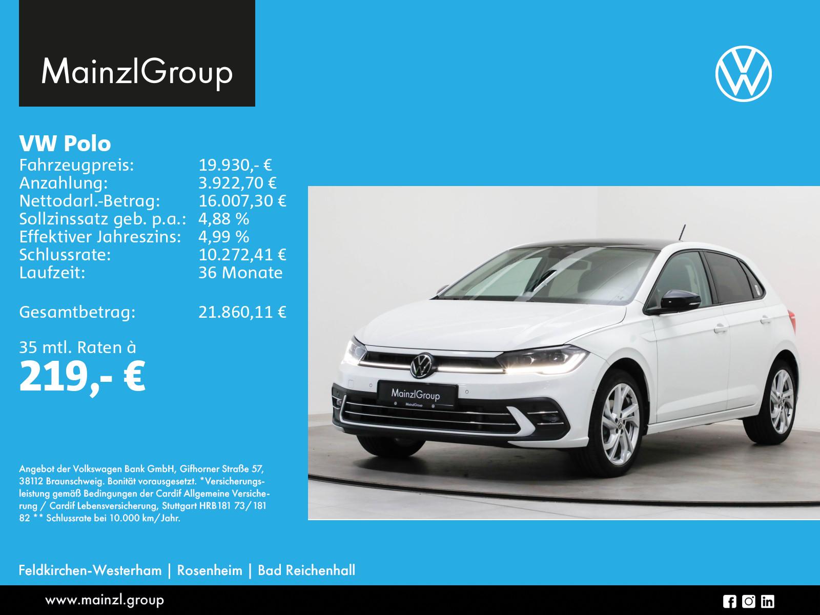 Volkswagen Polo 1.0 TSI DSG Style BEATS Kam. SHZ ACC Matrix