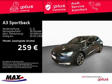 Audi Leasingangebot: Audi A3 Sportback 30 TFSI ADVANCED NAVI+KAMERA+STHZG+