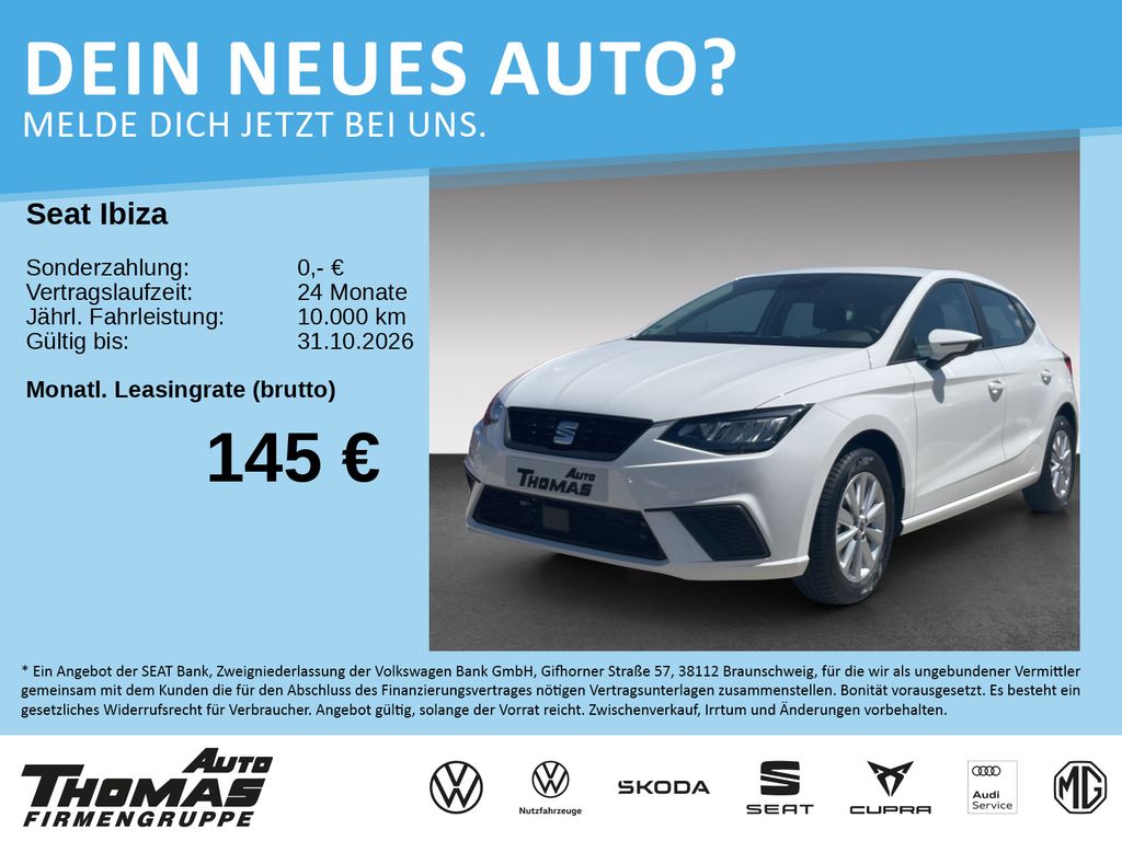 Ibiza  Style Edition 1.0 TSI LED+PDC+FULL LINK
