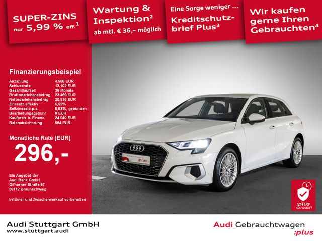 Audi A3 Sportback 35 TFSI advanced Standheizung