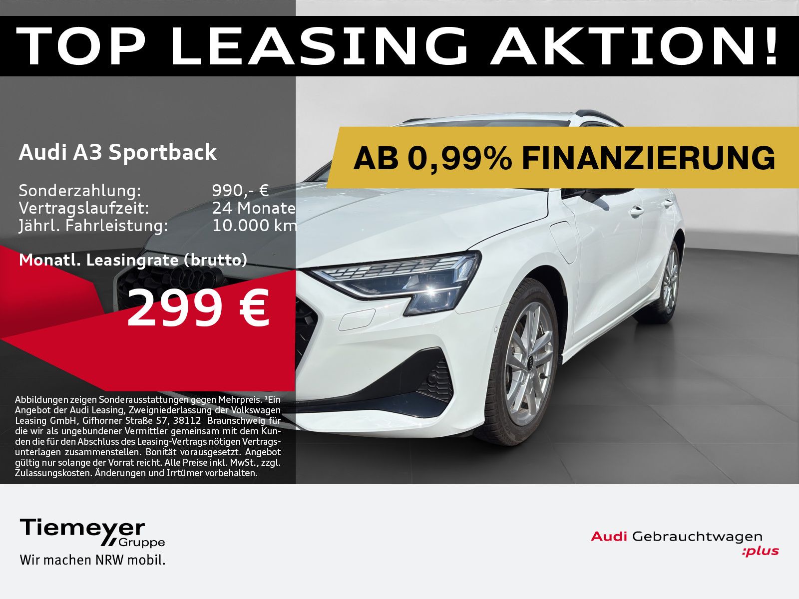 Audi A3 Sportback 40 TFSIe SONOS LEDER AHK HuD KAMERA