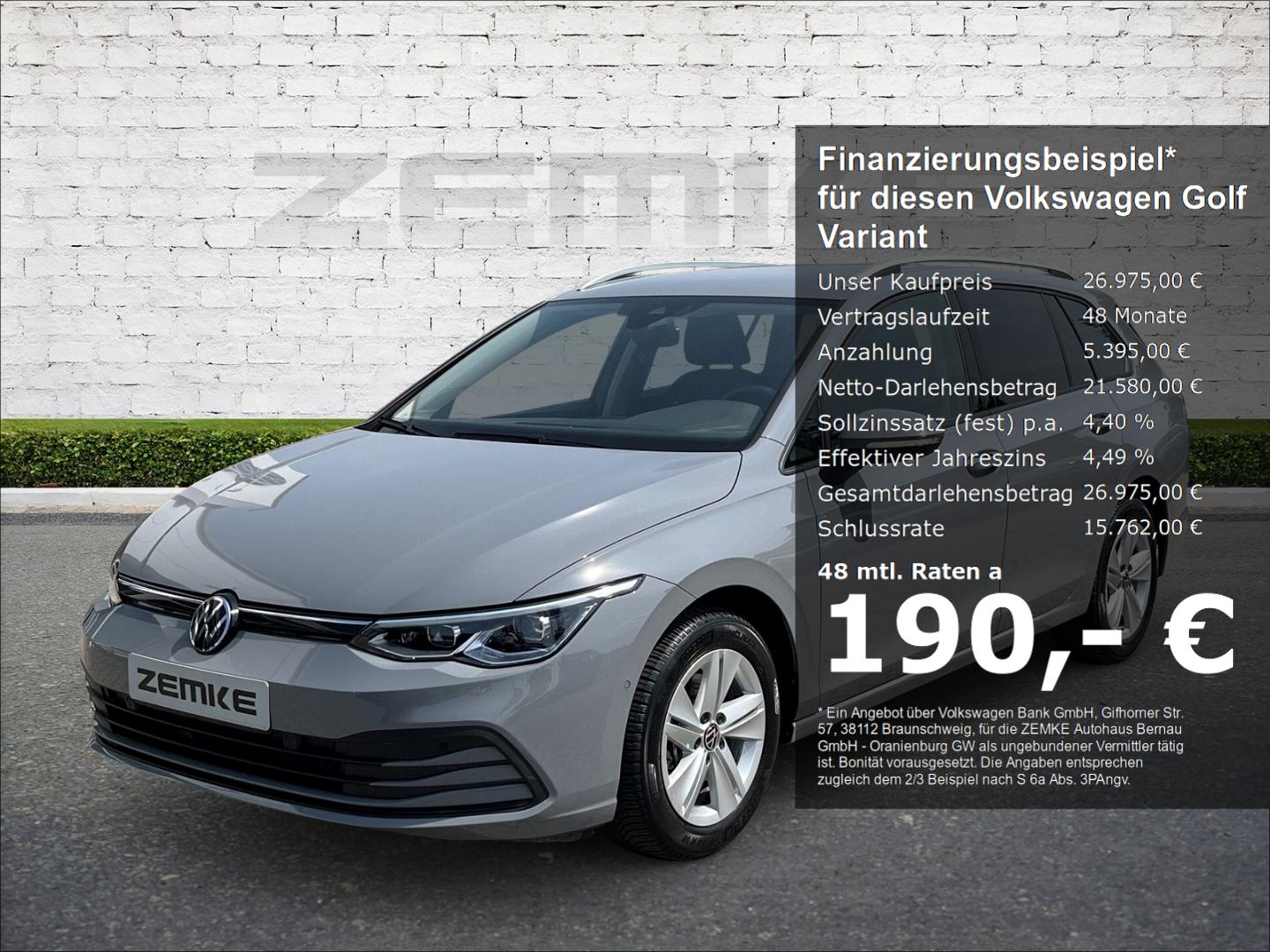 Volkswagen Golf Variant VIII 2.0 TDI DSG Life 3,99% Navi Di