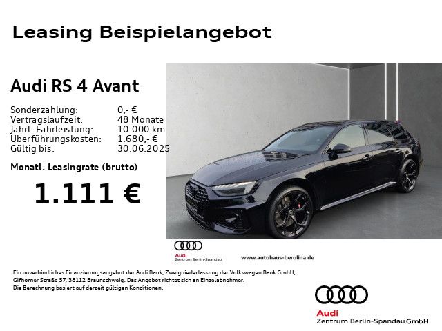 AUDI RS4 Avant *MATRIX*PANO*HuD*B&O*NAV+*ACC*Virt.C+*
