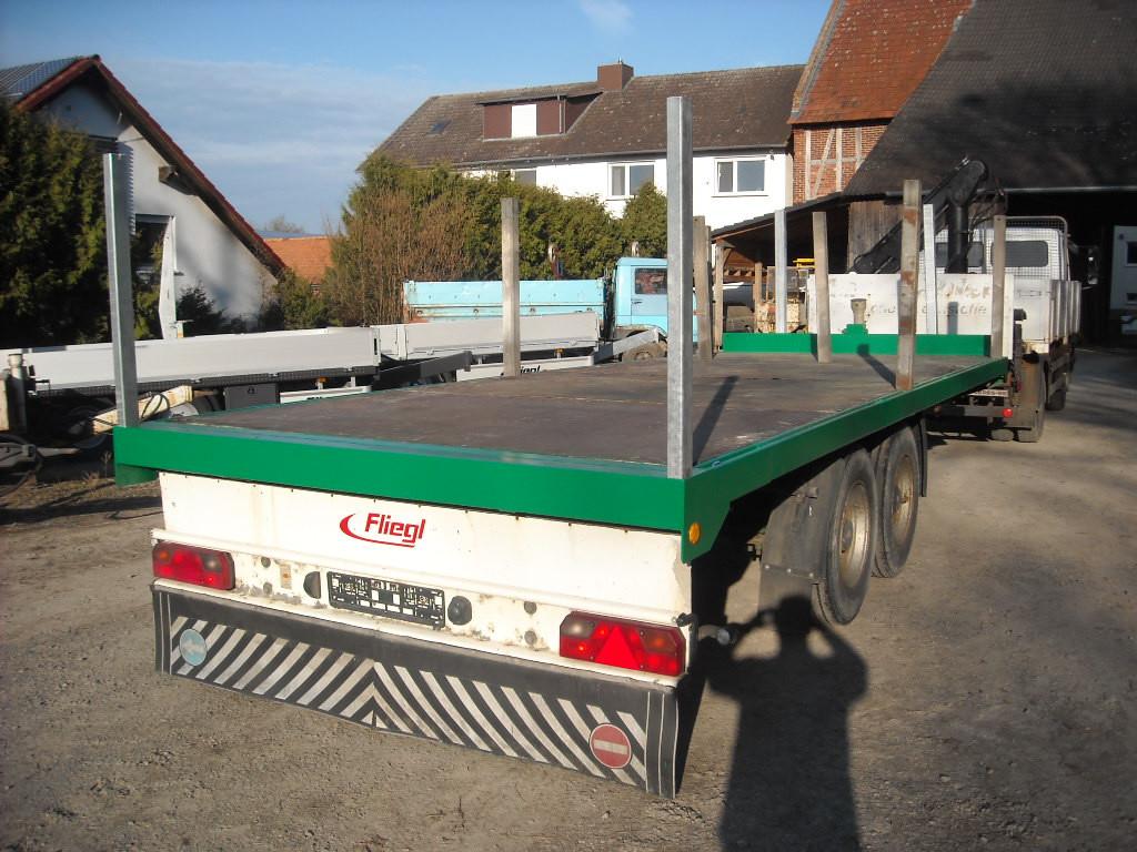 Fliegl TPS 135, Ladel. 6,20m, Rungen. HU 03/2026