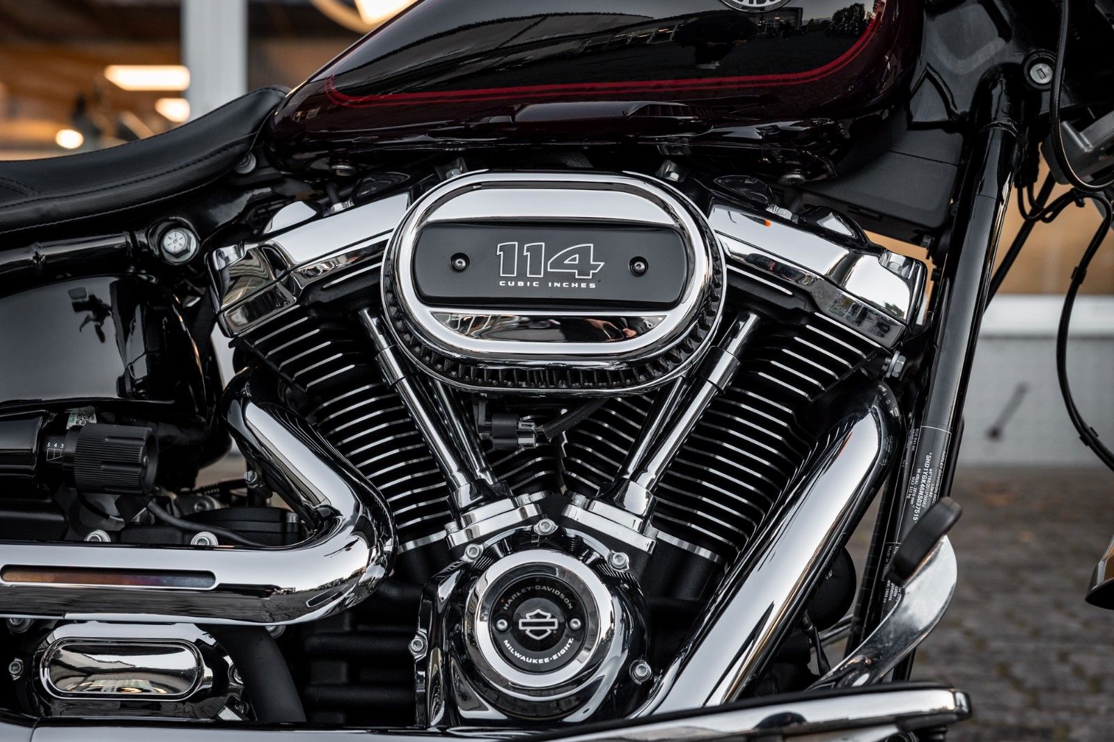 Fahrzeugabbildung Harley-Davidson FLFBS FAT BOY 114 -SOFTAIL-Midnight Crimson