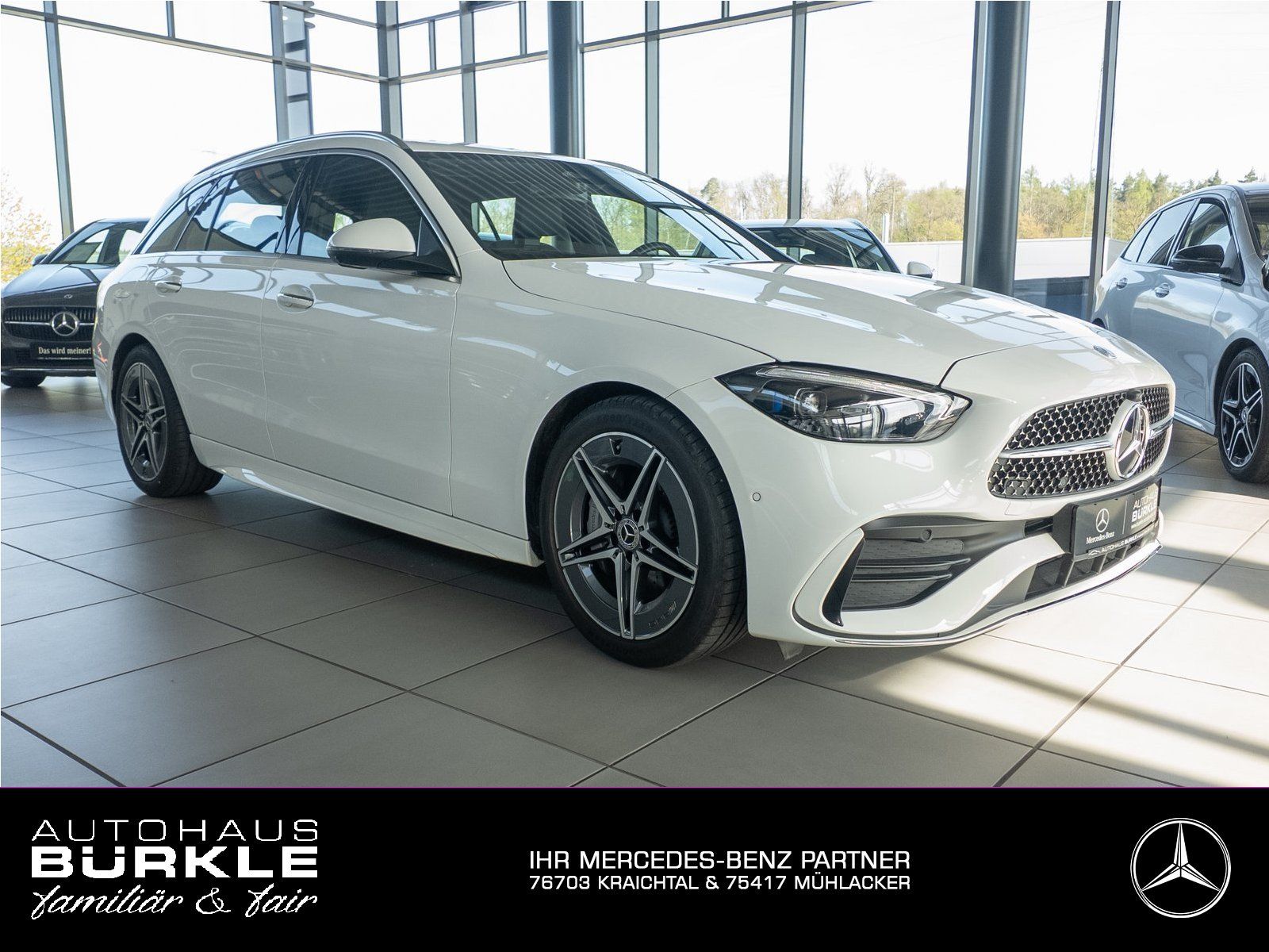 MERCEDES-BENZ C 180 T AMG Premium,Digital,360°,Memory,Totw.