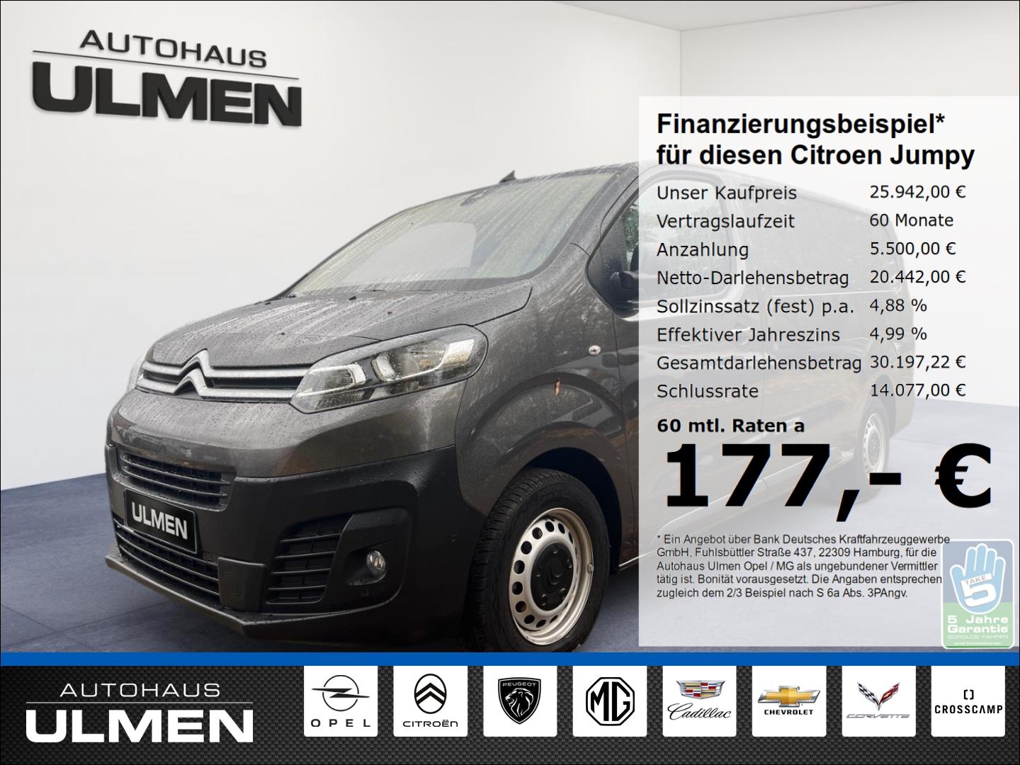 Citroën Jumpy Kasten L3 BlueHDi 145 Automatik / Navi Al