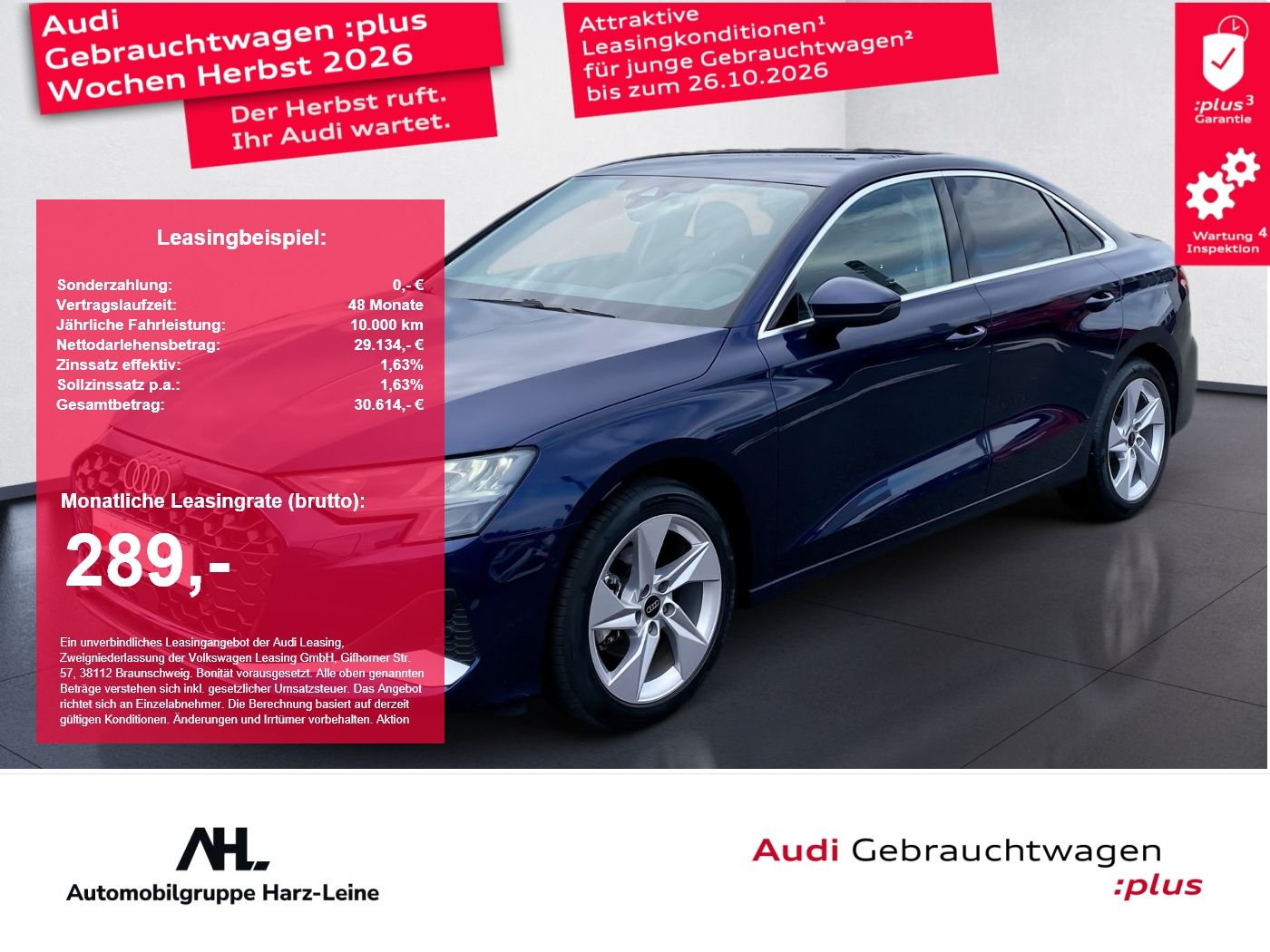 Audi A3 Limousine 35 TFSI advanced S-tronic GRA CarPl