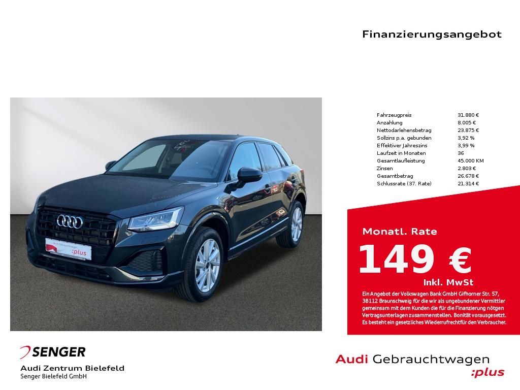 Audi Q2 Advanced 35 TFSI Sitzheizung MMI LED AHK