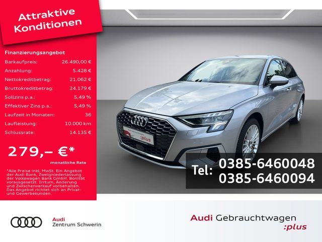 A3 Sportback 35 1.5 TFSI advanced S-tronic