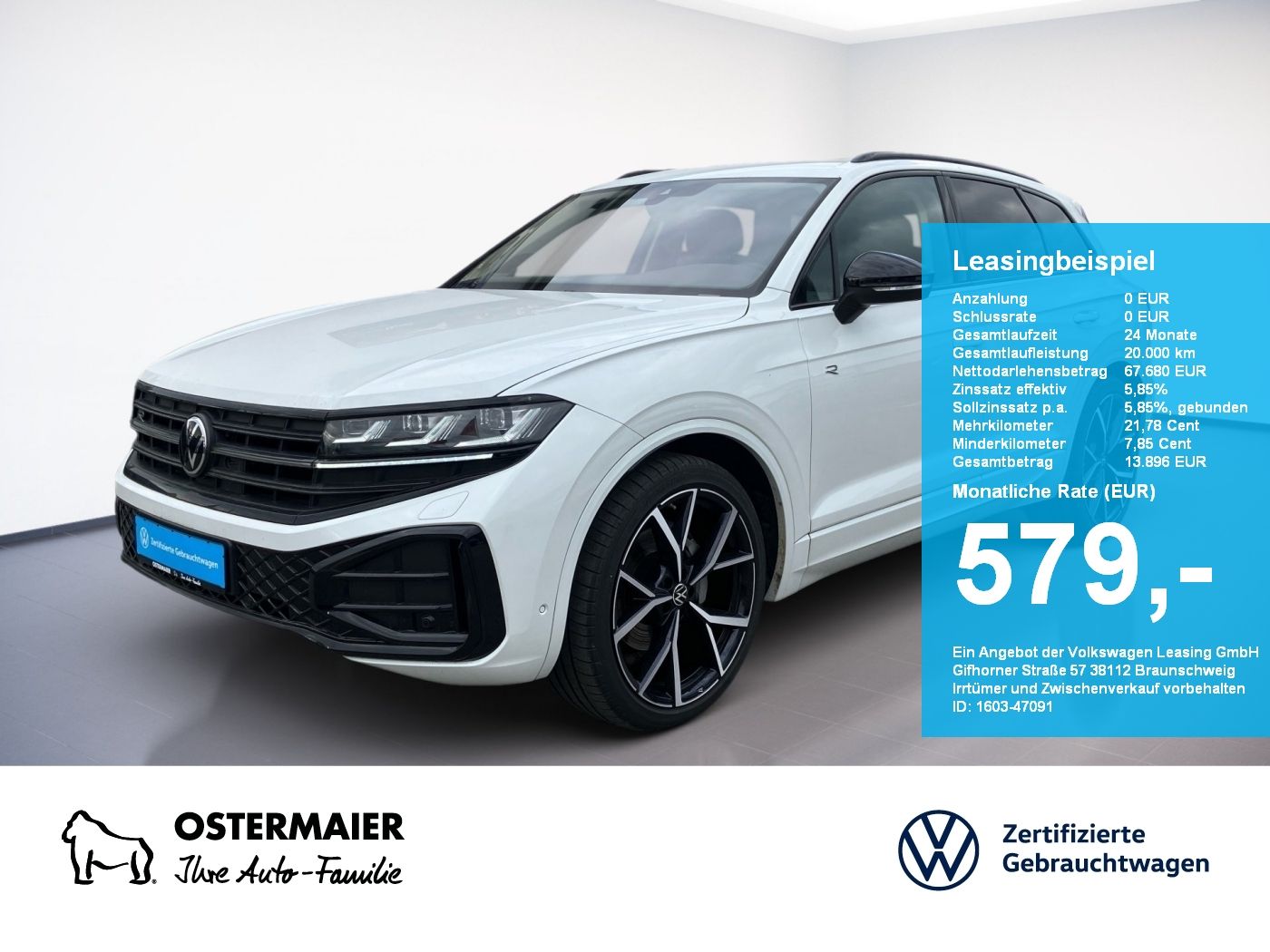 Volkswagen Touareg R-LINE BLACK 3.0TDI 286PS NP.115T STDHZG